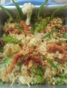 Cheese Pasta in Cauliflower Sauce